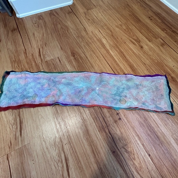 Handmade Wool & Silk Felted Scarf - Picture 9 of 9